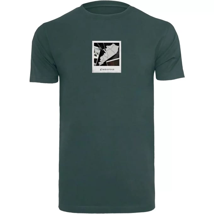 Mister Tee - Glamorous Memory Heren Tshirt - L - Donkergroen