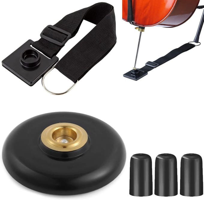 Cello Eindpen Set - Instrument Accessoires - Stabiele Houding - Antislip Bescherming - 14cm x 12.7cm