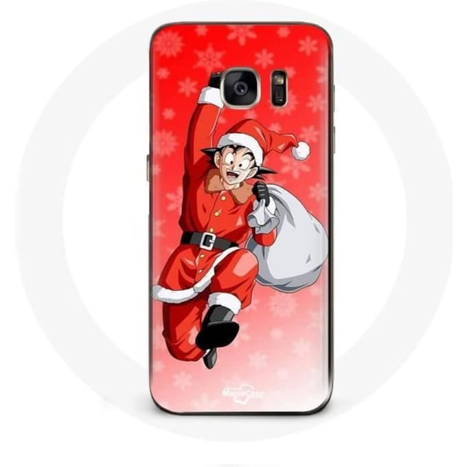 Coque pour Samsung Galaxy S6 Edge Anime Son goku dragon ball Le jour de Noël 2023