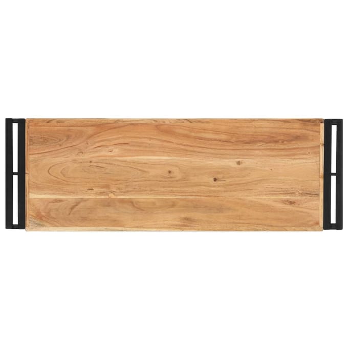 vidaXL - Wandtafel - 90x30x75 - cm - massief - acaciahout