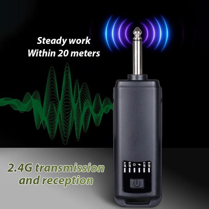Draadloos Microfoonsysteem met Handmicrofoon Professionele Dynamische Microfoons voor Thuisbioscopen 1 Receiver and 1 Microphone
