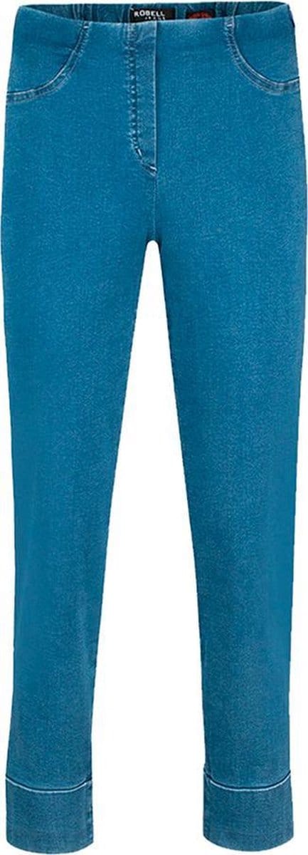 Robell Bella 09 Dames Comfort Jeans 7/8 Lengte - Jeans Blauw - EU40