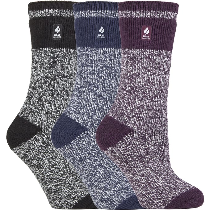 Heat Holders3 paar thermo wintersokken voor dames - Toscane
