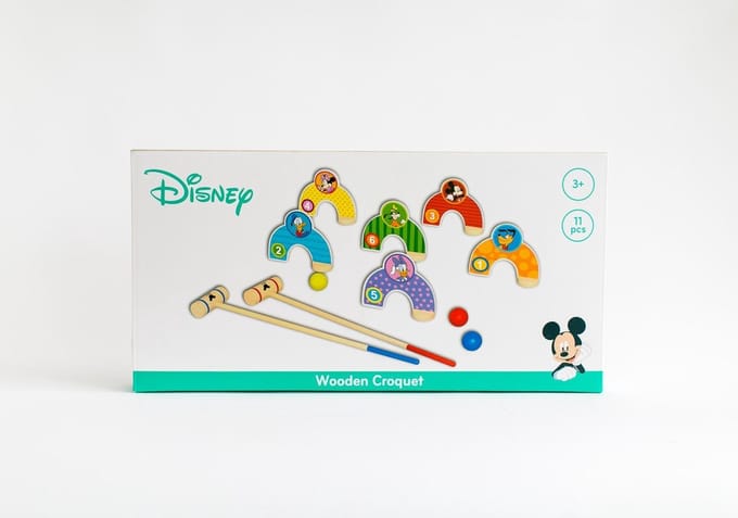Croquetspel Mickey Mouse Junior 55 Cm Hout
