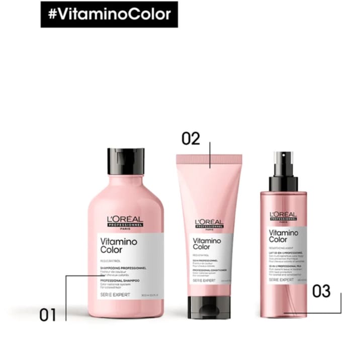 L'Oréal Professionnel - Vitamino Color Shampoo - 3 x 300 ml - Voordeelverpakking