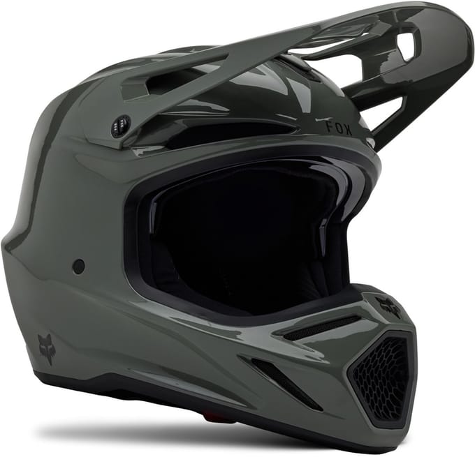 FOX V3 RS Carbon Solid Grijs MIPS Crosshelm - Helm