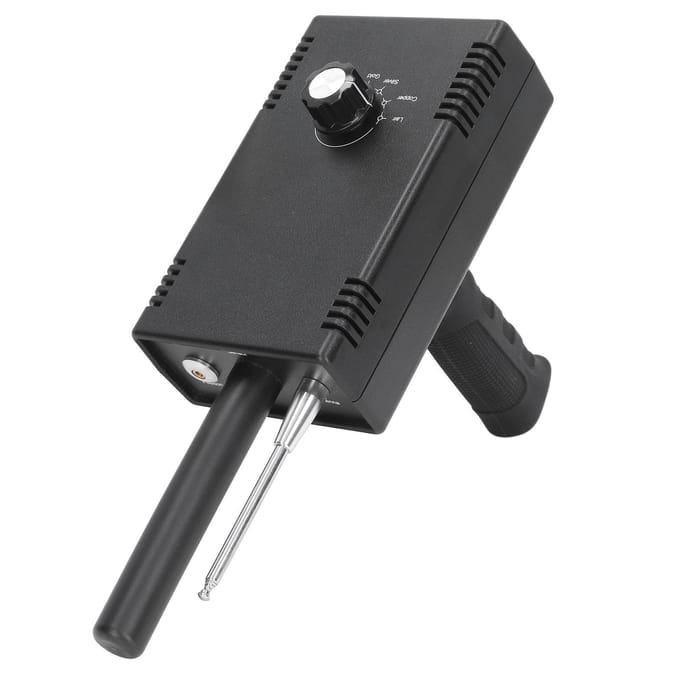 Ondergrondse Metaaldetector Afstandsbediening Positionering Goud Zilver Scanner Locator Handheld Metaalzoeker black