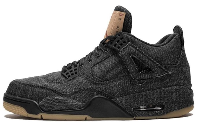 Jordan 4 Retro Levi's Noir Étiquette Levi's AO2571-001 42.5 black