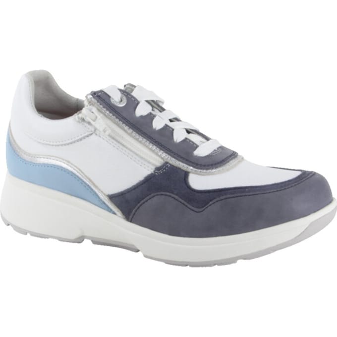 Dames Veterschoenen Xsensible Lima Denim Combi Hx Jeansblauw - Maat 38