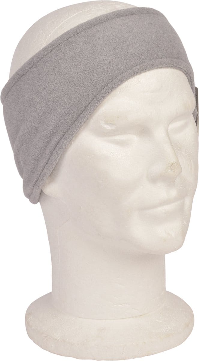 P&T Hoofdband - Micro Fleece - Licht Grijs - 57-59