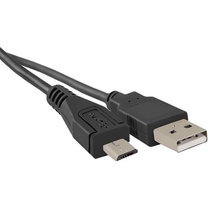 Qoltec USB 2.0 A mannelijke kabel |   Micro USB B mannelijk |   0,25m