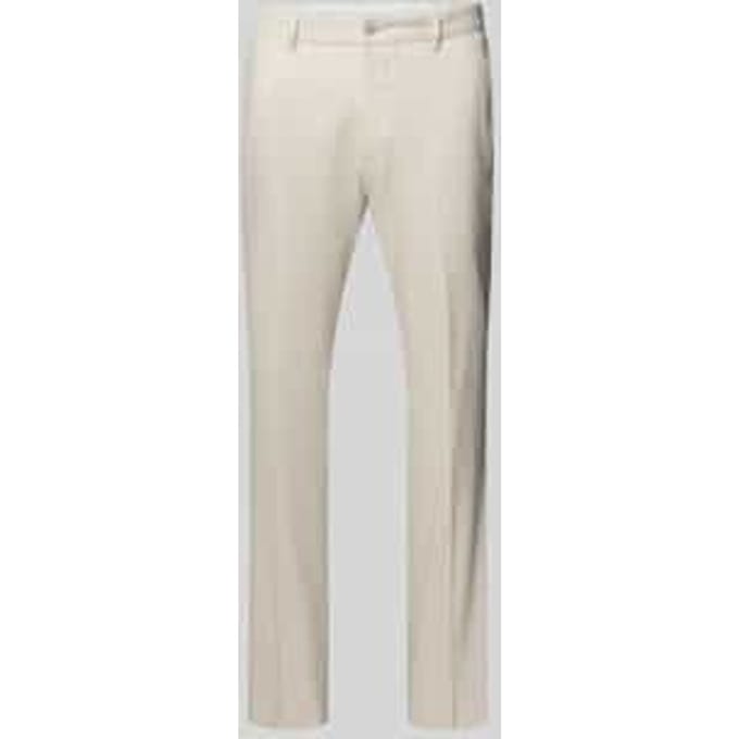 pantalon regular fit van linnenmix