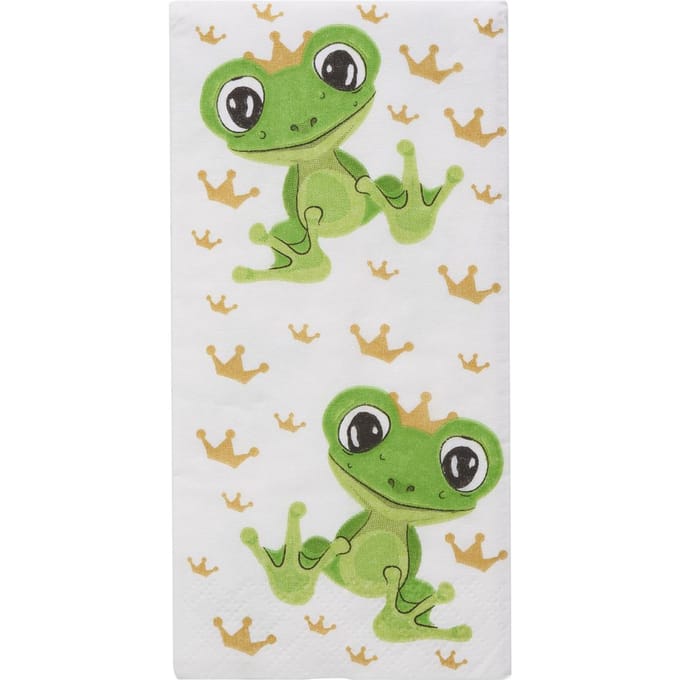 Papieren zakdoeken "Frog Prince"