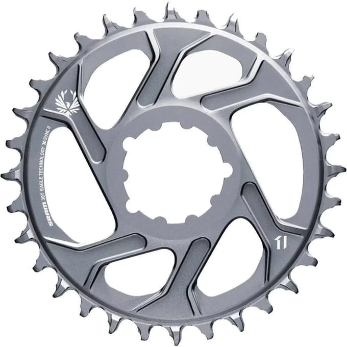 Kettingblad Sram X-Sync2 3 Mm Offset, 34 Tands, Polar Grijs