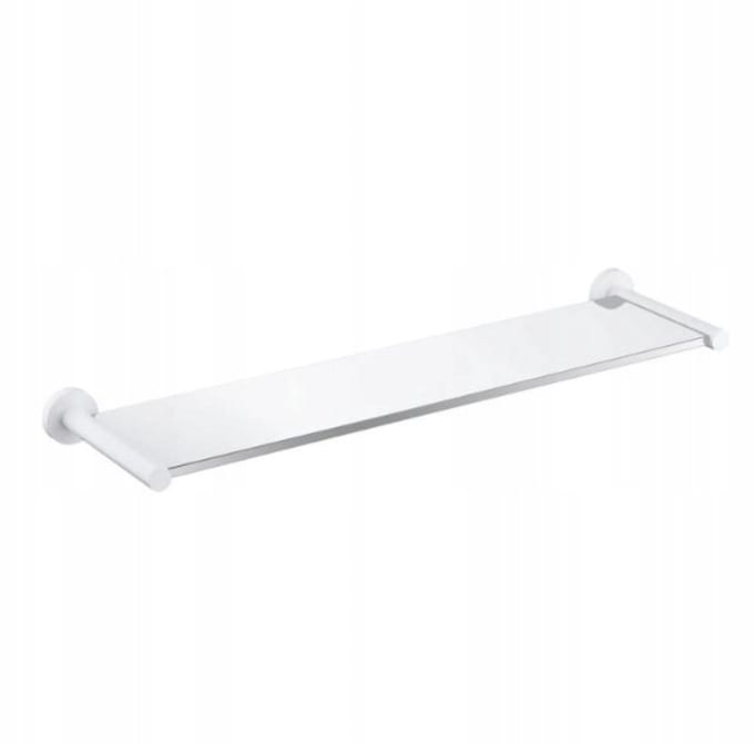 Omnires Modern Project Glazen Plank 55cm Mat Wit MP60930WM