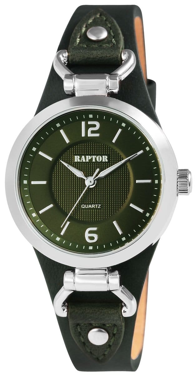Raptor Dameshorloge echt leer Classic, 3 ATM