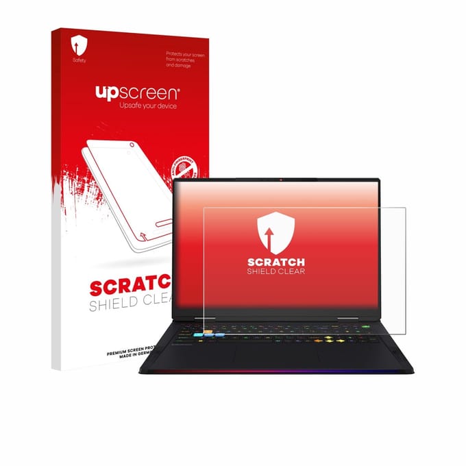 upscreen - Screenprotector voor MSI Raider 18 HX AI 2025 - Folie Beschermfolie transparant