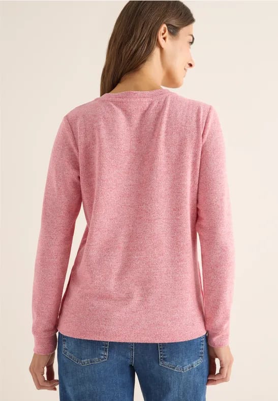 Gemêleerd shirt met knopen