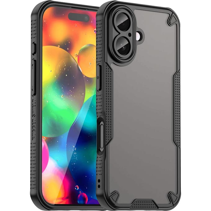 Mocaa Apple iPhone 17 Lichtgewicht Rugged Hoesje Zwart