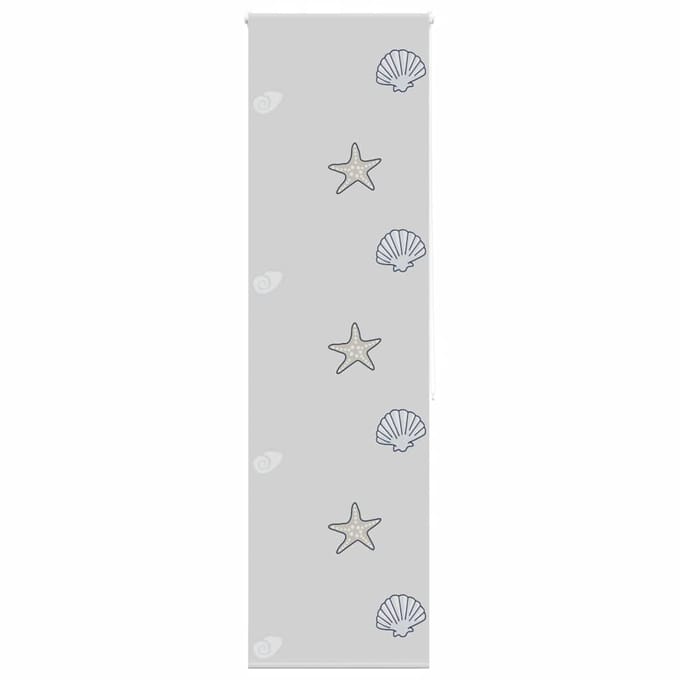 vidaXL - Doucherolgordijn - 70x240 - cm - stofbreedte - 66 - cm