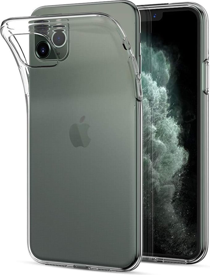 Hoesje voor iPhone 11 Pro Max backcover Shockproof siliconen Transparant