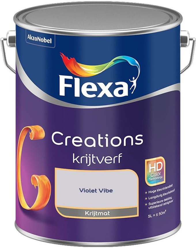 Flexa - Creations Muurverf Krijt - Violet Vibe - Mengverf - 5 L