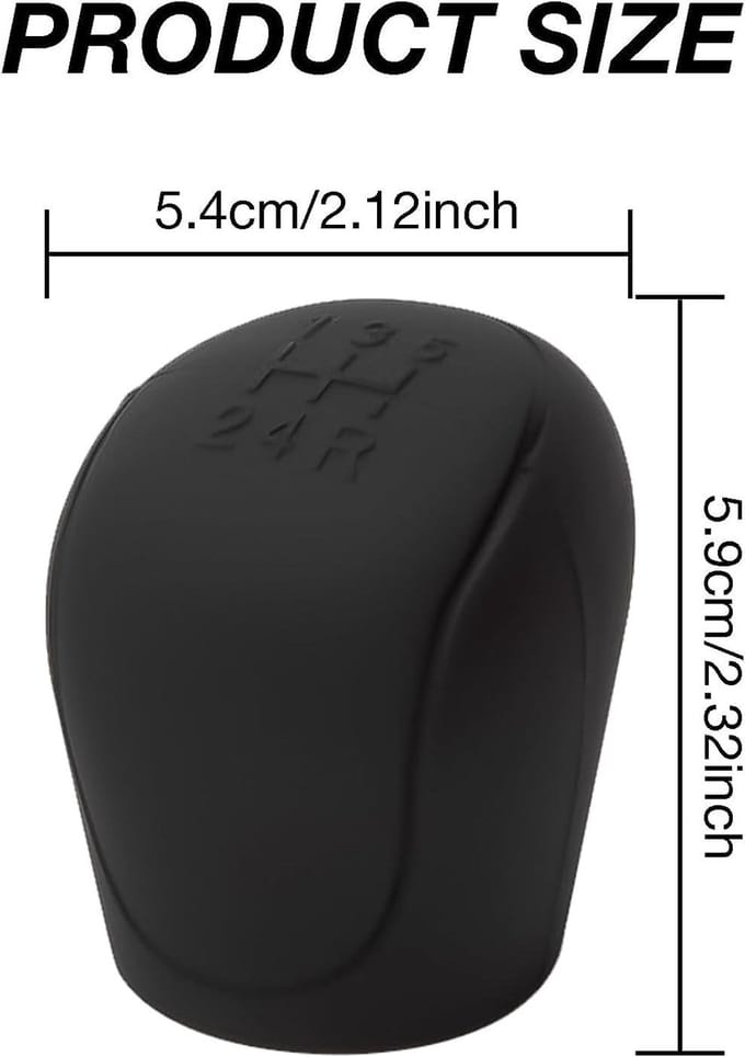 2 Stuks Siliconen Autoschakelpook Afdekking - Anti-slip, Krasbestendig, Rekbaar