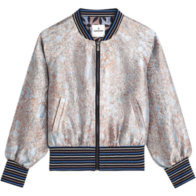 Summum Jacket Jacquard  Lichtblauw 1s1295-12366