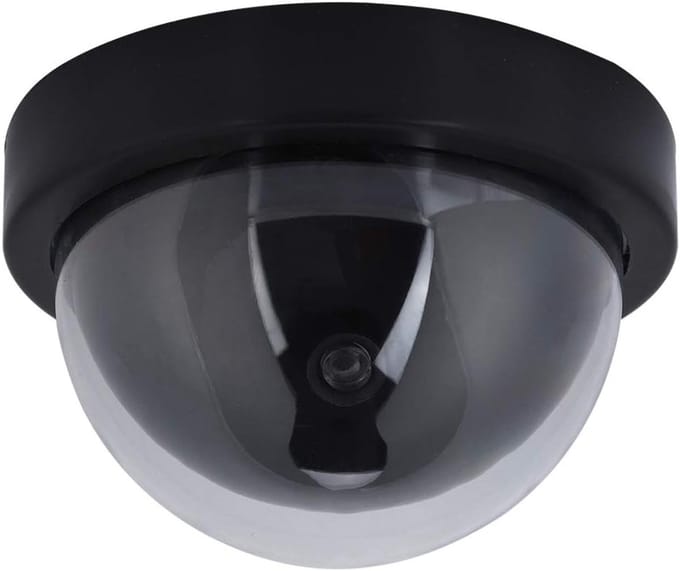 Dummy Camera - Bewakingscamera - Beveiliging Huis - Met Knipperend LED - 10x10x10 mm - Zwart
