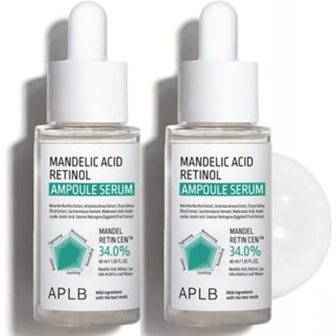APLB - Mandelic Acid Retinol Ampoule Serum Set 40ml x 2 pcs