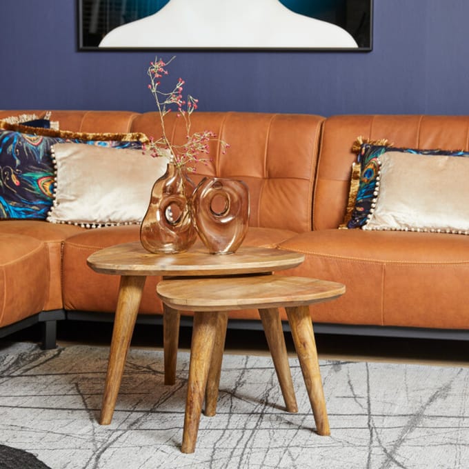 Starfurn - Salontafel Omaha - Bruin - 50x60x76 cm