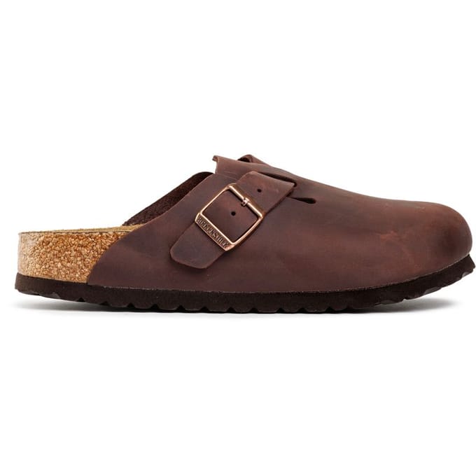 Birkenstock Boston nu oiled soft footbed smal habana unisex instapper