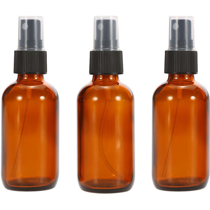 Anself 3Pc 50ml Glazen Essentiële Olie Parfum Spray Fles Mist Sprayer Tool gray