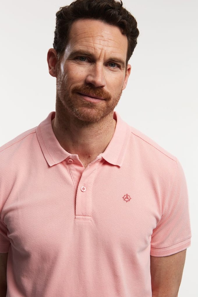 Pilot Heren Polo Roze - Maat XXL