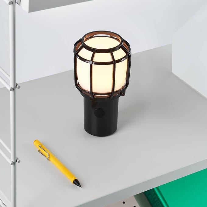 MARSET Chispa LED accu-terraslamp IP44 zwart