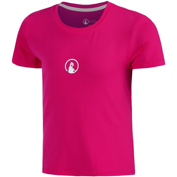 Quiet Please Create Retriever T-shirt Meisjes-Berry,Wit