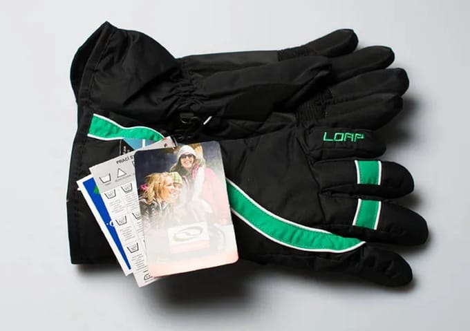 Dames Skihandschoenen Loap Viola Groen 2xl - XXL