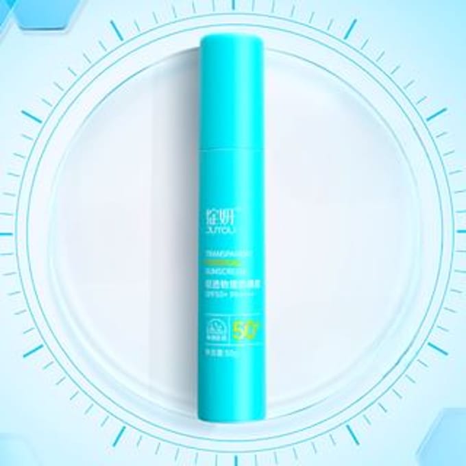 JUYOU - Transparent Physical Sunscreen SPF50+ PA++++ #Sunscreen - 50g