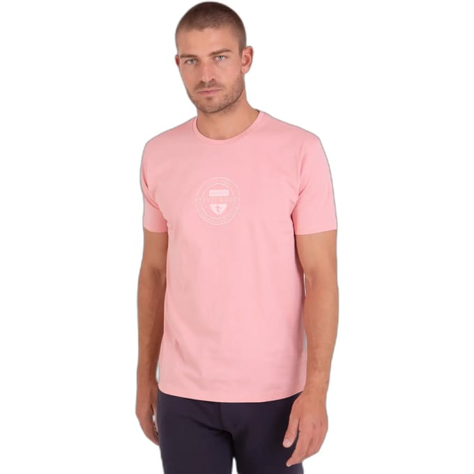 T-shirt met ton-sur-ton bedrukking Camberabero
