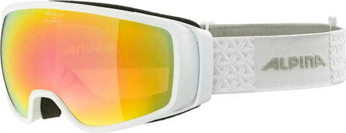 Alpina Double Jack Planet Q-LITE Skibril - Wit | Categorie 2