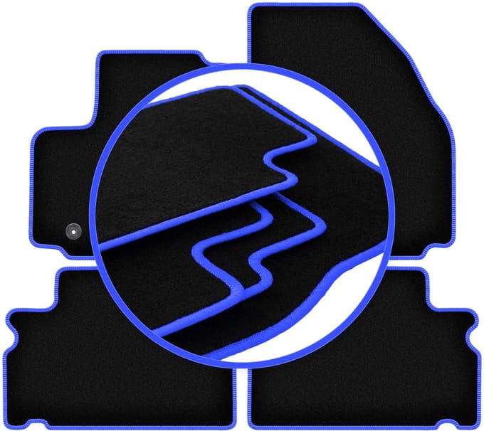 CARLUX-BLUE automatten voor: Ford S-MAX MK1 minivan (2006-2011)