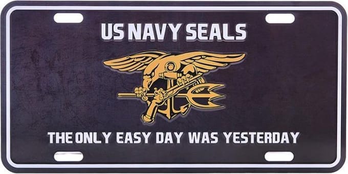 Amerikaans nummerbord - US Navy Seals