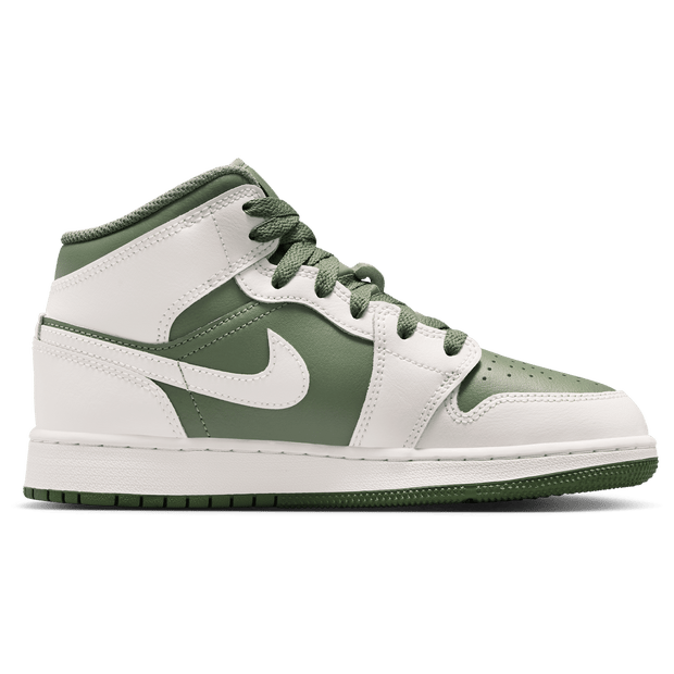 Jordan Aj1 Mid Kindersneakers - Wit - Maat 36 - Mesh/Synthetisch