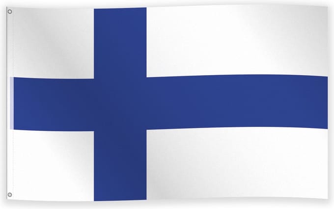 Vlag Finland 90 x 150 cm