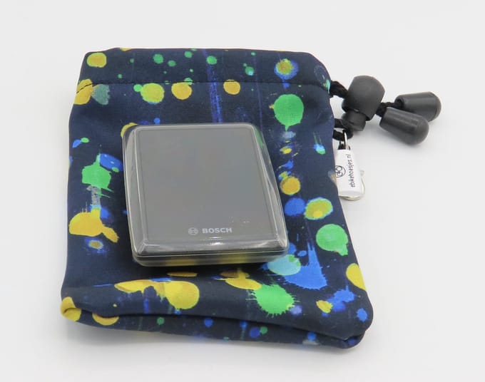 Ebike hoesje M display Bosch kiox 500/ Intuvia 100/Shimano sc-en610 Multi stip softshell DLX