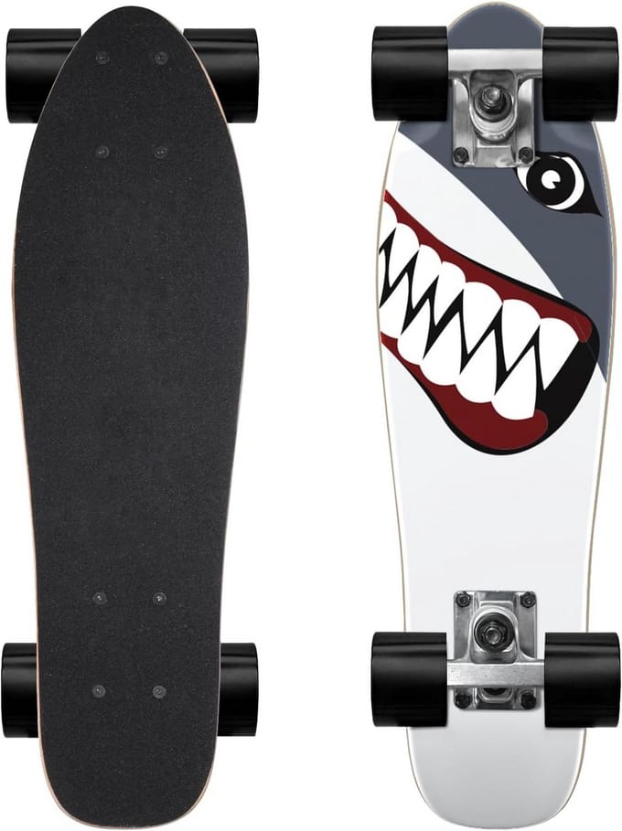Complete Skateboard 22 Inch Mini Cruiser voor Beginners Jongens en Meisjes