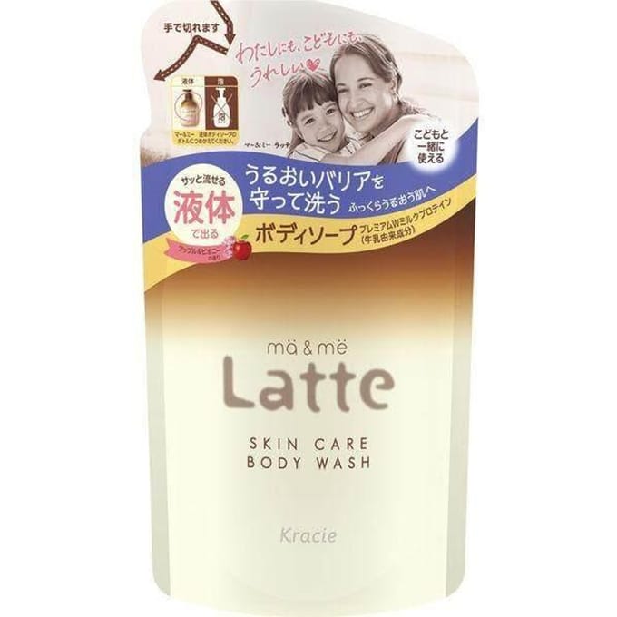 Kracie - Latte Skin Care Body Wash 360ml Refill