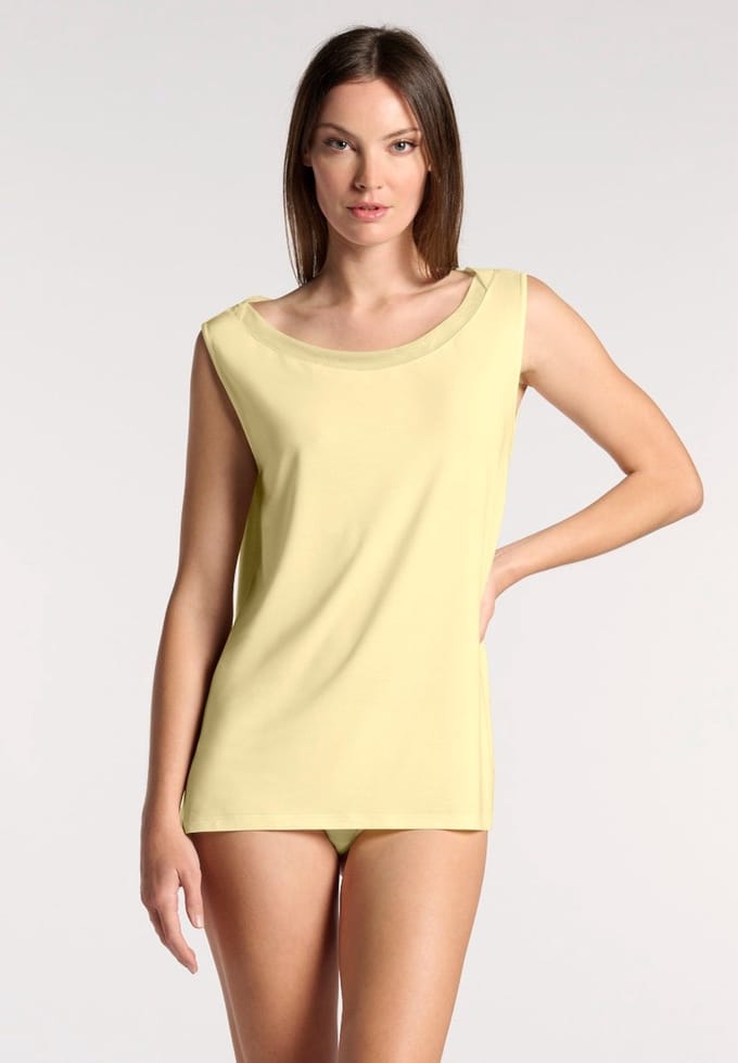 oroblu Perfect Line Modal - Top Boat Neck VOBT6807 9999 Black-L
