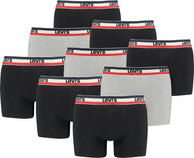 BOXERS 9-pack heren Levis SPRTSWR LOGO BOXER KORTE boxershorts ondergoed broek