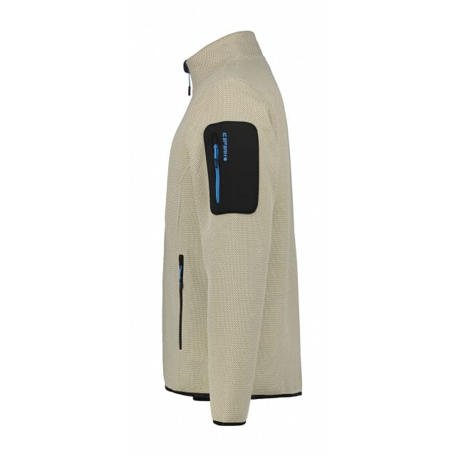 ICEPEAK - Bredstedt - Fleece sweater met rits heren - Wit
